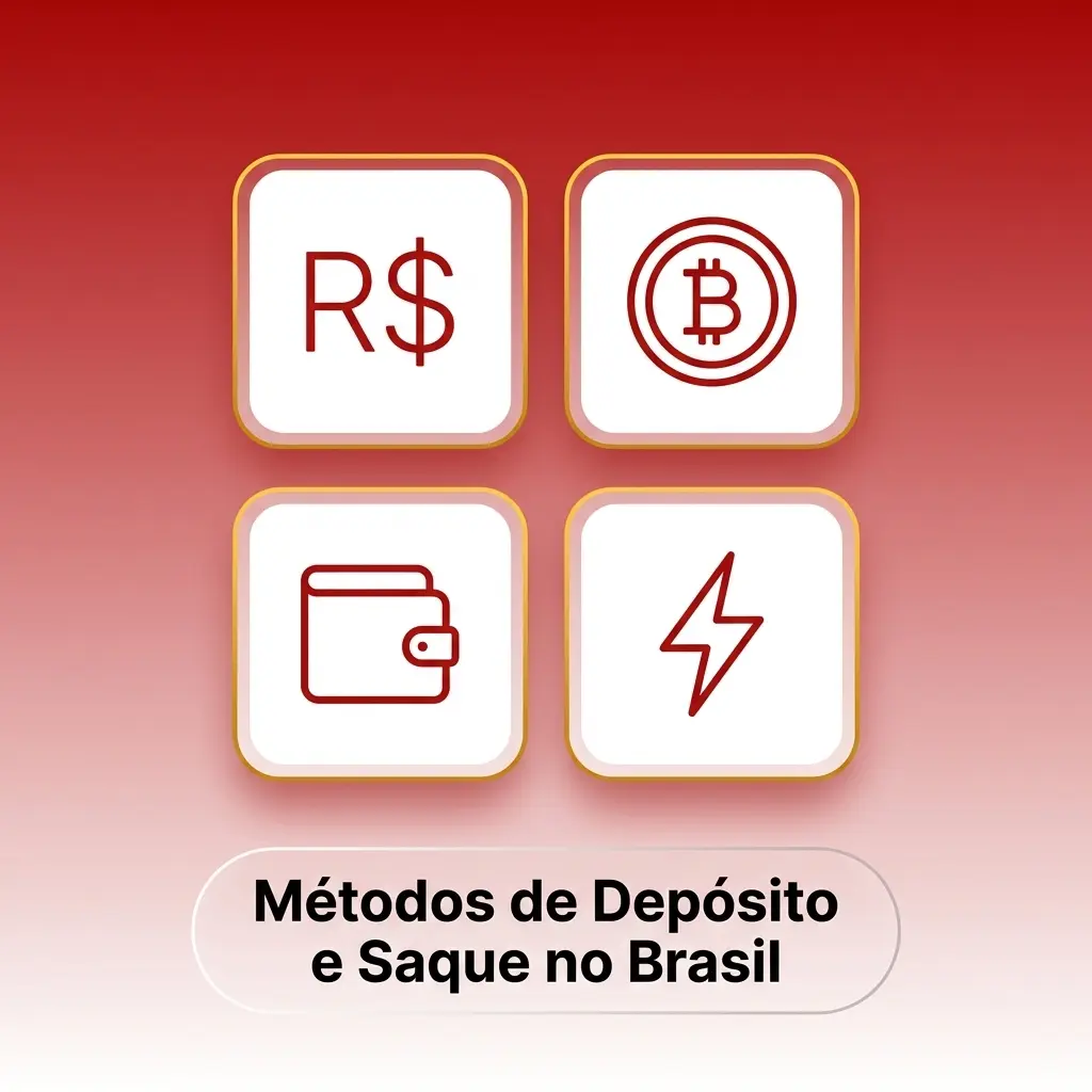Métodos de depósito e saque no Brasil: Pix, boleto, cartões Visa e Mastercard, carteiras digitais e criptomoedas