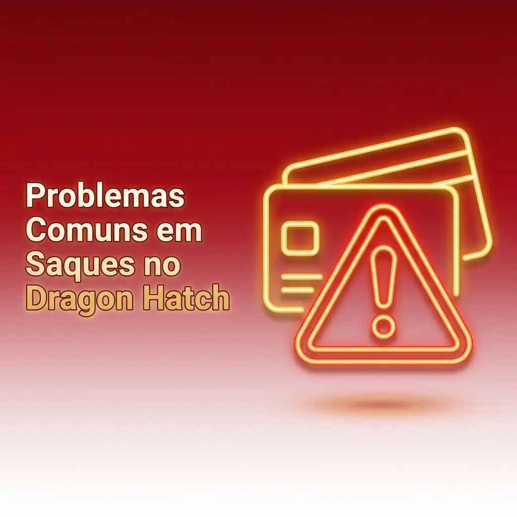 Problemas comuns em saques no Dragon Hatch: verificação, bônus, dados bancários e limites mínimos explicados.
